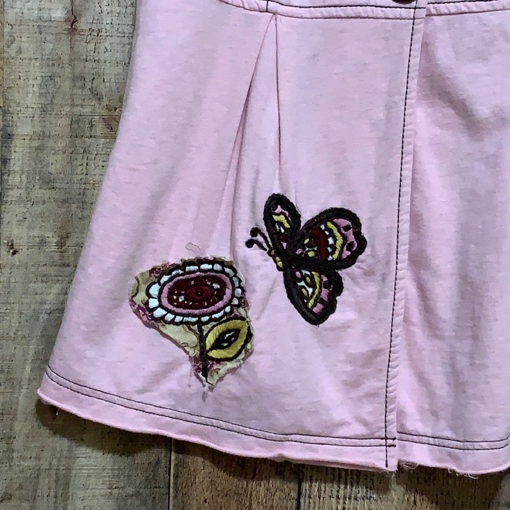 Ivy Jane Embroidered Appliqué Vest Top Small Flower Butterfly - Picture 4 of 8